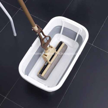 Multi-function folding mop bucket